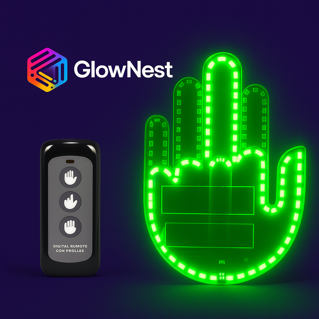 GlowFlick™ — The Ultimate Car Gesture Light