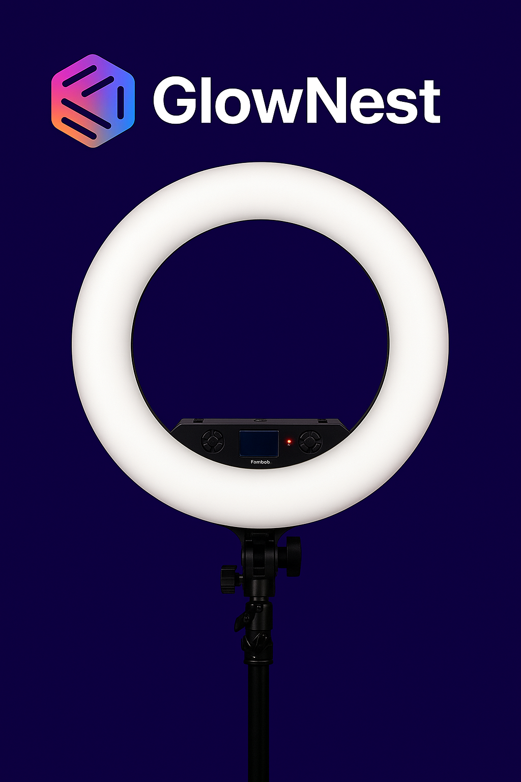 🚥RGB Selfie Ring Light with Tripod & Phone Holder – 10 Inch, 9 Colors & 12 Brightness Levels